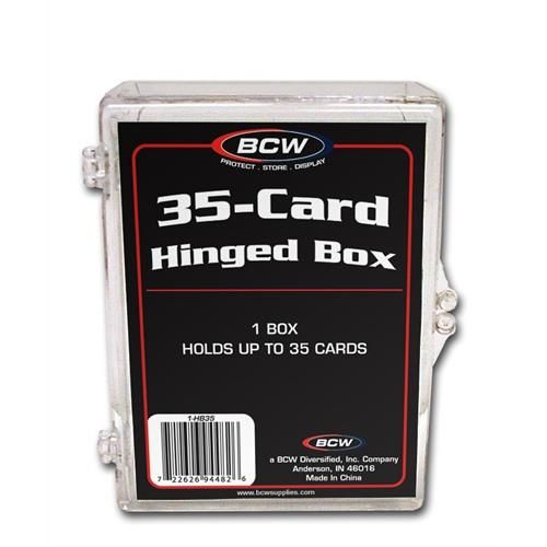 Hinged Trading Card Box - 35 Count Hinged Trading Card Box - 35 Count