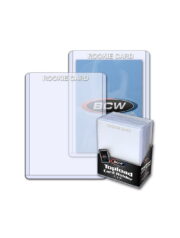 3x4 Topload Card Holder - Rookie Imprinted - White