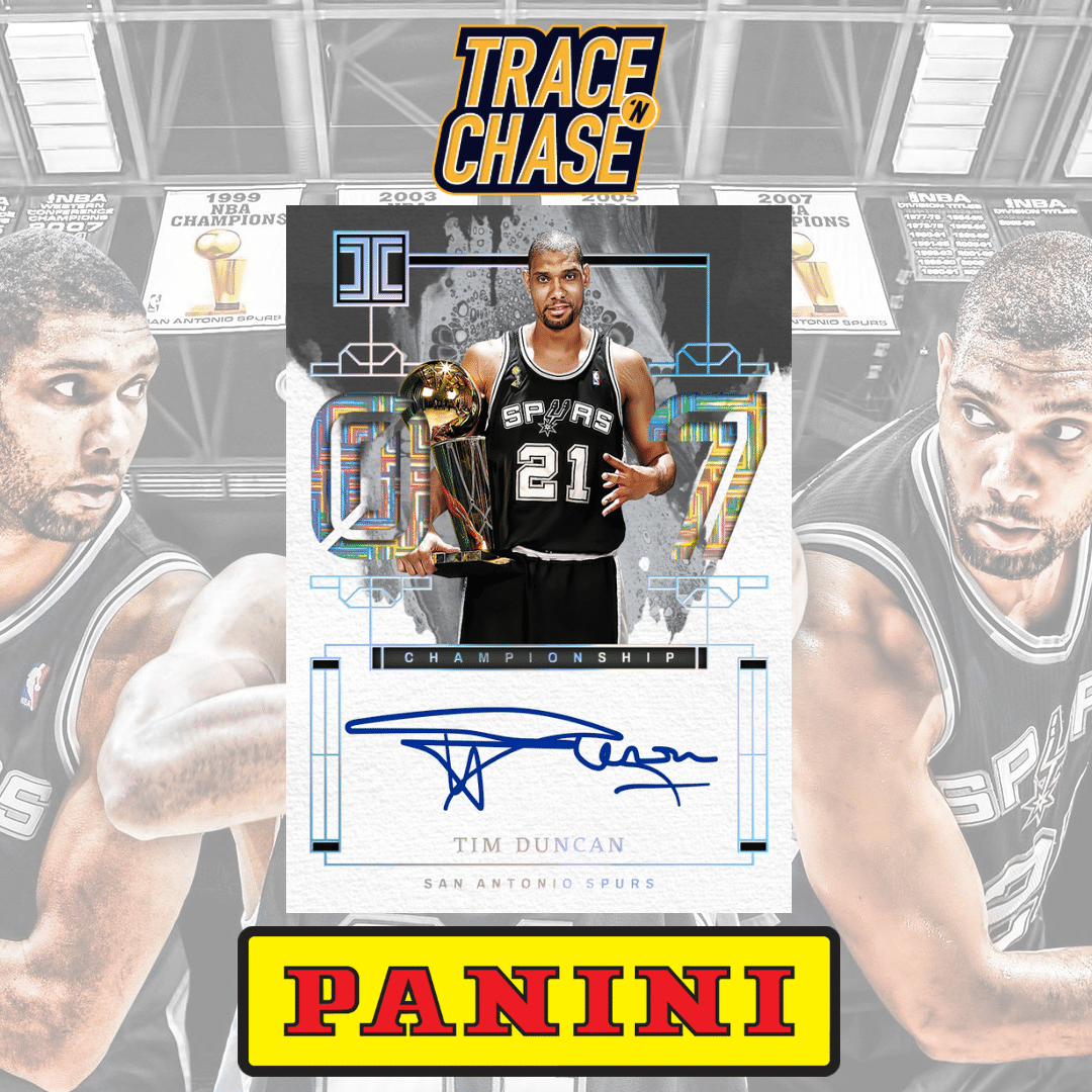 Panini America signs Tim Duncan to exclusive multi-year partnership for autographed trading cards! &ndash; Trace 'n Chase | Trading Cards and Memorabilia &ndash; Shop Trading Cards, Autographs and Supplies