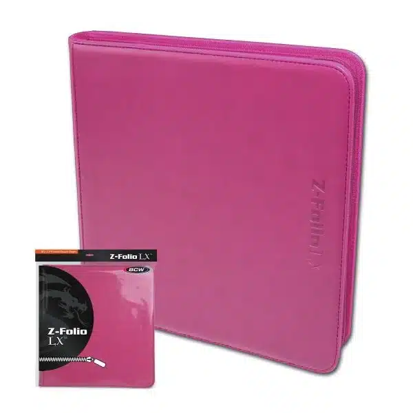 ZF12LX-PINK 1 Z-Folio 12-Pocket LX Album - Pink - Image 1