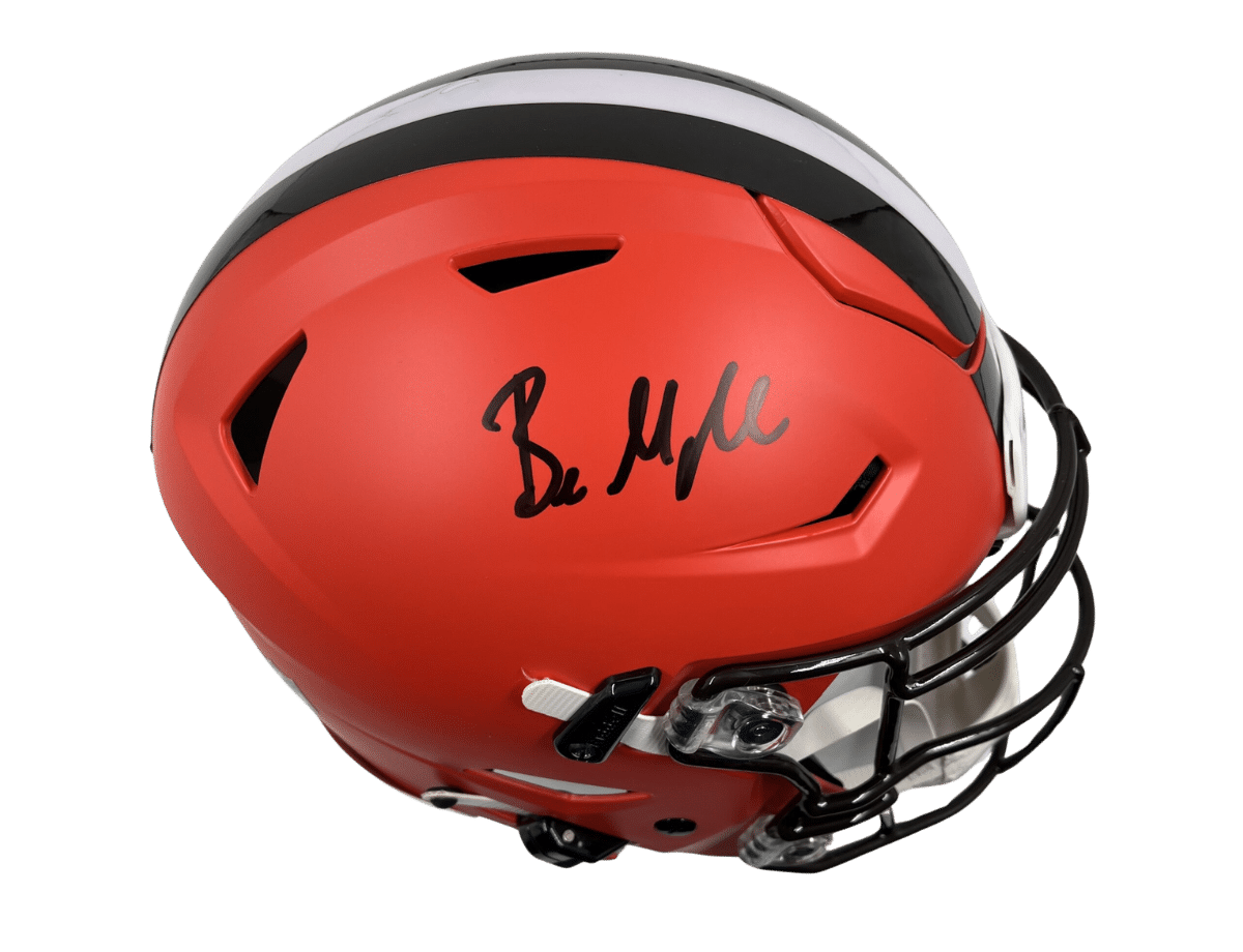 Baker Mayfield Signed Cleveland Browns Eclipse Full Size Speed Flex Helmet [B485467] &ndash; Trace 'n Chase | Trading Cards and Memorabilia &ndash; Shop Trading Cards, Autographs and Supplies