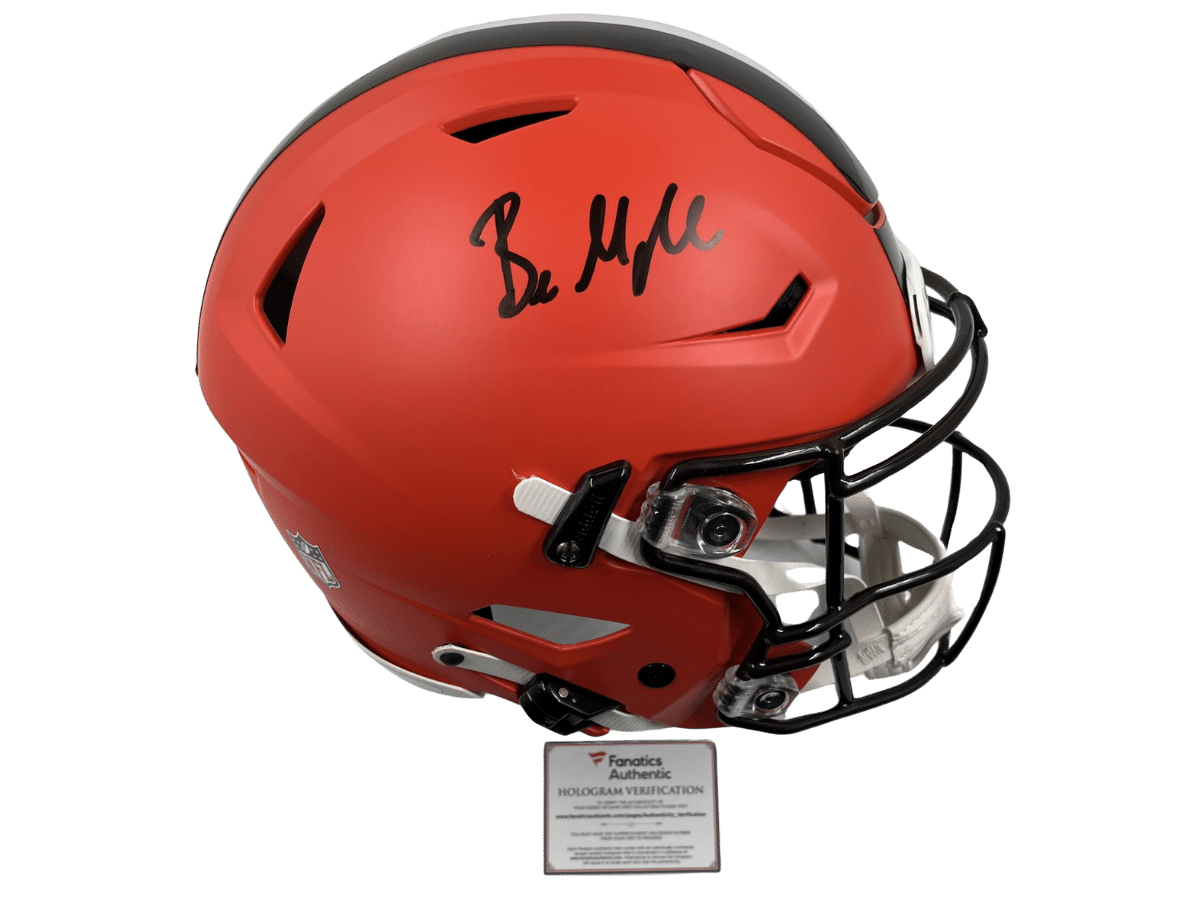 Baker Mayfield Signed Cleveland Browns Eclipse Full Size Speed Flex Helmet [B485467] &ndash; Trace 'n Chase | Trading Cards and Memorabilia &ndash; Shop Trading Cards, Autographs and Supplies
