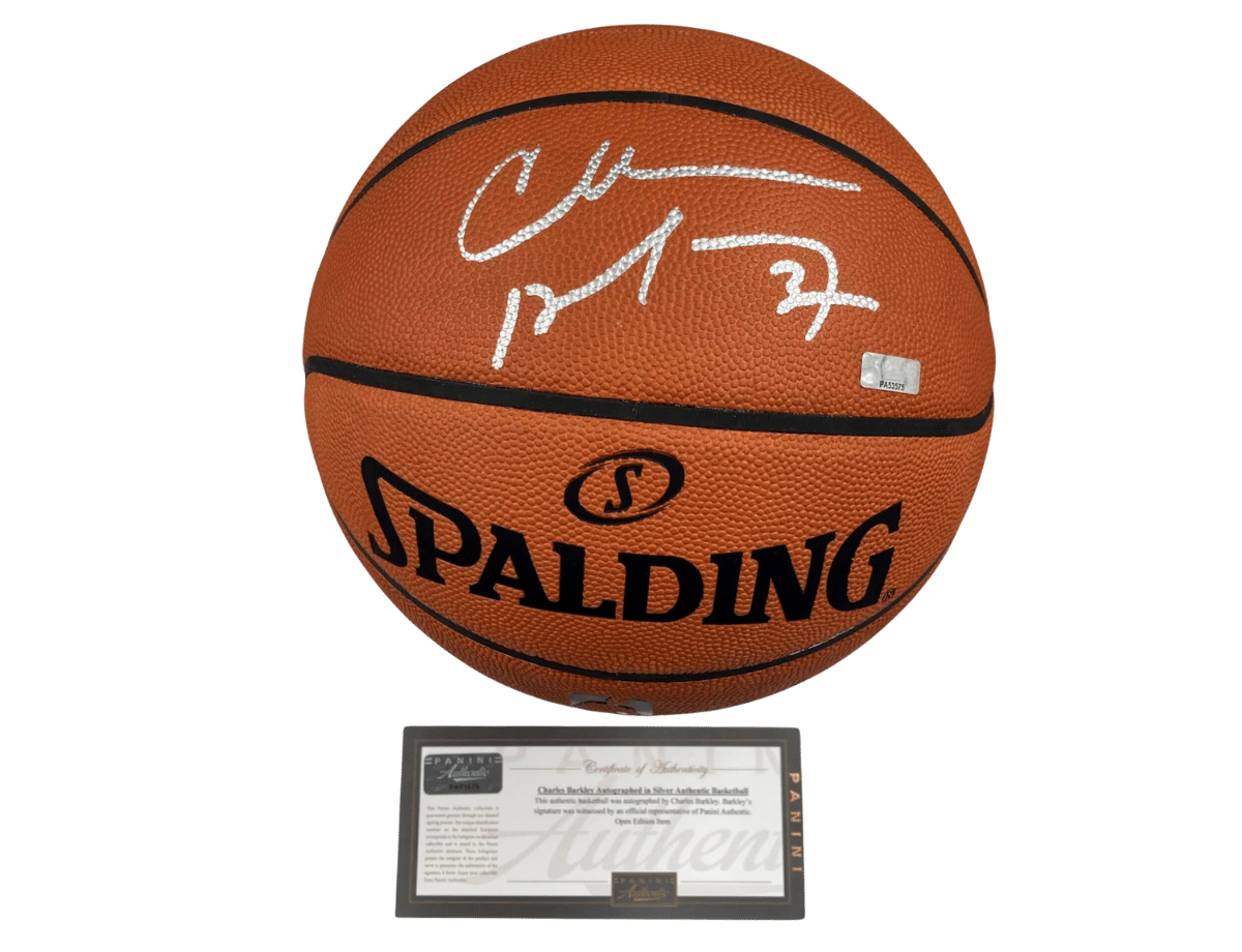 Charles Barkley Houston Rockets Authentic Signed Spalding Basketball w/ Silver Signature [PA 53575] &ndash; Trace 'n Chase | Trading Cards and Memorabilia &ndash; Shop Trading Cards, Autographs and Supplies