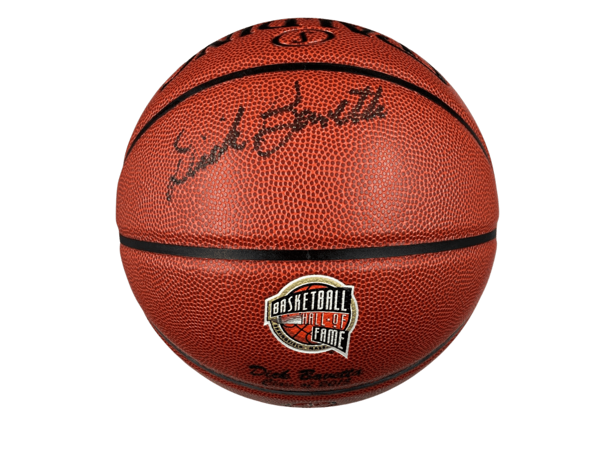 Dick-Bavetta-Hall-of-Fame-Authentic-Signed-Spalding-Basketball-w-Black-Signature (3) Dick Bavetta Hall of Fame Authentic Signed Spalding Basketball w/ Black Signature – Trace 'n Chase | Trading Cards and Memorabilia – Shop Trading Cards, Autographs and Supplies