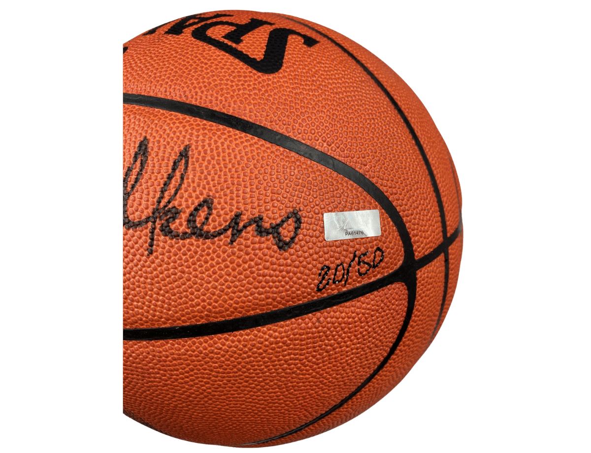 Lenny Wilkens Seattle Supersonics Numbered Signed Spalding Basketball Black Signature 20/50 [PA 61476] &ndash; Trace 'n Chase | Trading Cards and Memorabilia &ndash; Shop Trading Cards, Autographs and Supplies