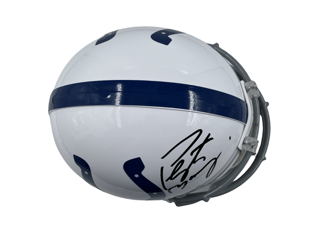 Peyton Manning Signed Indianapolis Colts Pro Line Full Size Helmet [B485468] &ndash; Trace 'n Chase | Trading Cards and Memorabilia &ndash; Shop Trading Cards, Autographs and Supplies