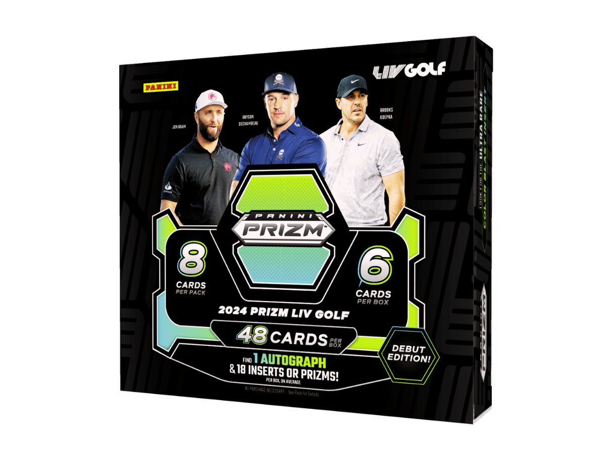 2024 PANINI PRIZM LIV GOLD GOLF HOBBY (1) 2024 Panini Prizm LIV Gold Golf